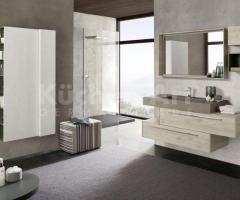 Meuble Salle de Bain Suspendu avec Finition en Grain Texturé et Vasque Encastrée - 2