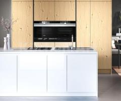 Chêne Sauvage Naturel – Blanc Cristal | Cuisine familiale bois et blanc - 4