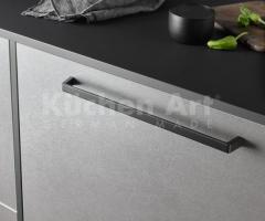 Cuisine METEOR acier brossé | Design industriel & structuré - 3