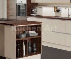 Cuisine contemporaine bois cognac & crème magnolia – VANCOUVER-GL & PERFECT SOFT-GL - 3
