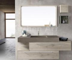 Salle de bains chic avec vasque intégrée – Style minimaliste et bois clair - 4
